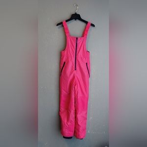 Champion Kids Girls Snow Bib Bottoms Overalls insulated Pink Sz. 10-12